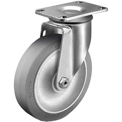 Linco - Standard Casters; Mount: Top Plate ; Style: Swivel ; Wheel Diameter: 3-1/2 (Inch); Wheel Width: 1-1/4 (Inch); Overall Height (Inch): 4-11/16 ; Load Capacity (Lb.): 250.000 - Exact Tool & Supply