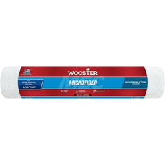 Wooster Brush - Paint Roller Covers; Type: Roller Cover ; Nap Size (Inch): 9/16 ; Nap Size (Decimal Inch): 0.5625 ; Width (Inch): 14 ; Texture: Semi-Rough ; Material: Microfiber - Exact Tool & Supply