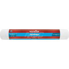 Wooster Brush - Paint Roller Covers; Type: Roller Cover ; Nap Size (Inch): 3/8 ; Nap Size (Decimal Inch): 0.3750 ; Width (Inch): 18 ; Texture: Semi-Smooth ; Material: Microfiber - Exact Tool & Supply