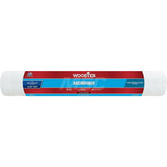 Wooster Brush - Paint Roller Covers; Type: Roller Cover ; Nap Size (Inch): 9/16 ; Nap Size (Decimal Inch): 0.5625 ; Width (Inch): 18 ; Texture: Semi-Rough ; Material: Microfiber - Exact Tool & Supply