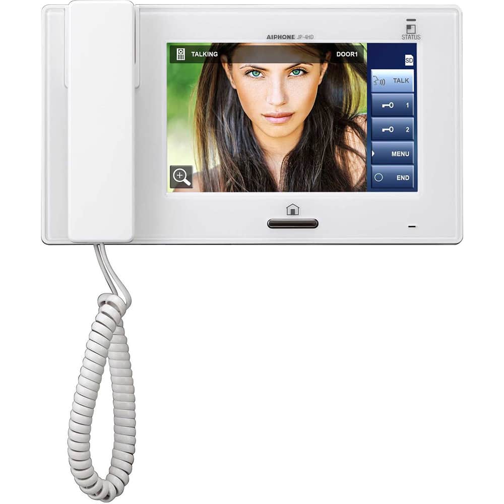 Aiphone - Intercoms & Call Boxes; Intercom Type: Video Door Station ; Connection Type: Corded ; Number of Channels: 1 ; Number of Stations: 1 ; Height (Decimal Inch): 5.750000 ; Width (Decimal Inch): 3.1800 - Exact Tool & Supply