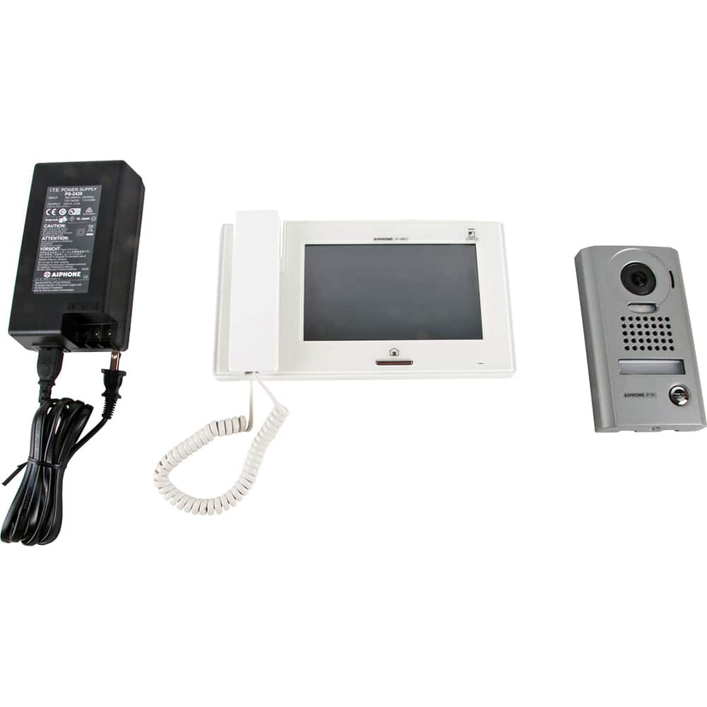 Aiphone - Intercoms & Call Boxes; Intercom Type: Video Door Station ; Connection Type: Corded ; Number of Channels: 1 ; Number of Stations: 1 ; Height (Decimal Inch): 3.250000 ; Width (Decimal Inch): 12.7500 - Exact Tool & Supply
