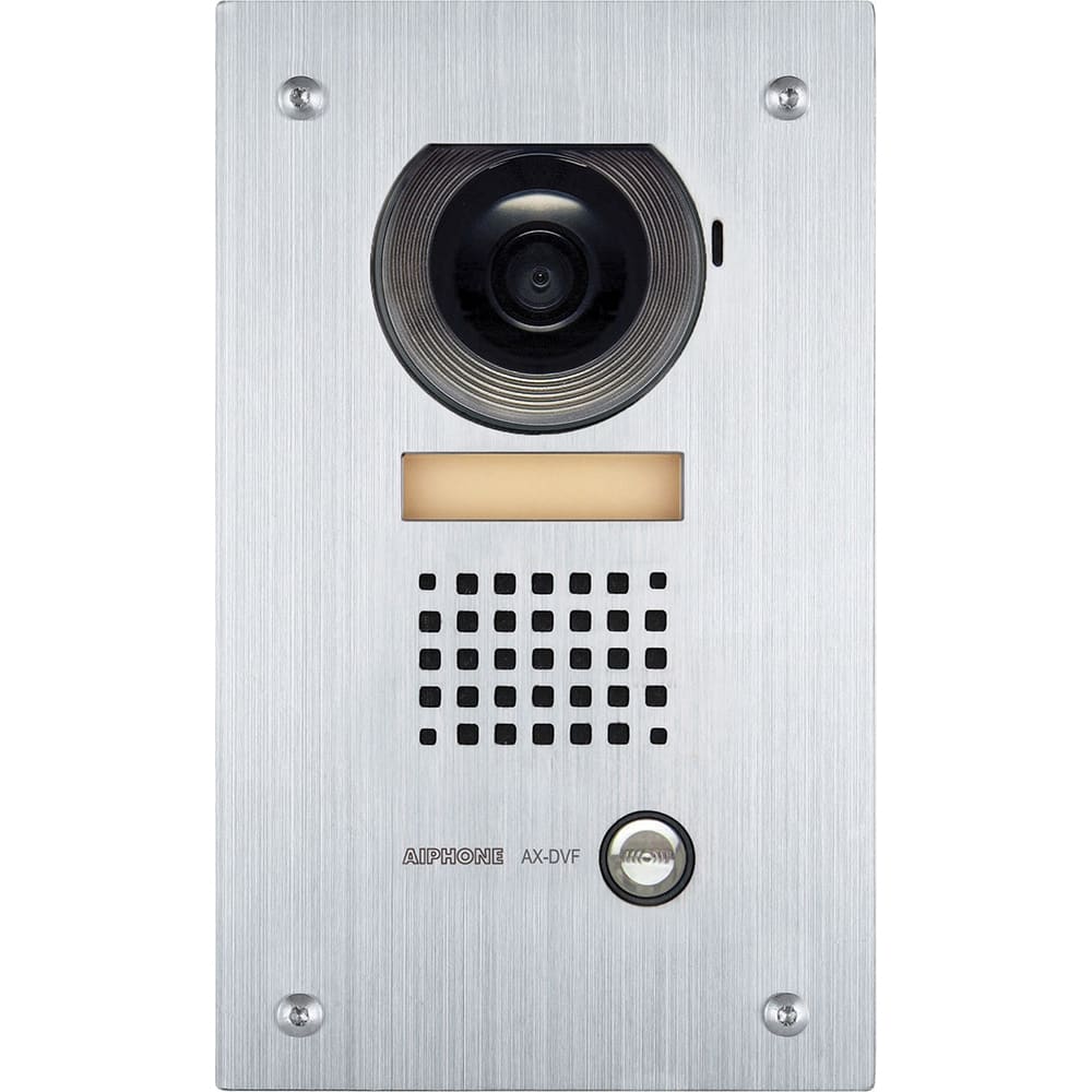 Aiphone - Intercoms & Call Boxes; Intercom Type: Video Door Station ; Connection Type: Corded ; Number of Channels: 1 ; Number of Stations: 1 ; Height (Decimal Inch): 2.500000 ; Width (Decimal Inch): 8.2500 - Exact Tool & Supply