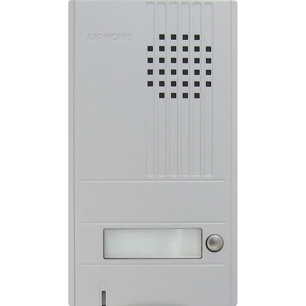 Aiphone - Intercoms & Call Boxes; Intercom Type: Audio Door Station ; Connection Type: Corded ; Number of Channels: 1 ; Number of Stations: 1 ; Height (Decimal Inch): 1.400000 ; Width (Decimal Inch): 4.7500 - Exact Tool & Supply