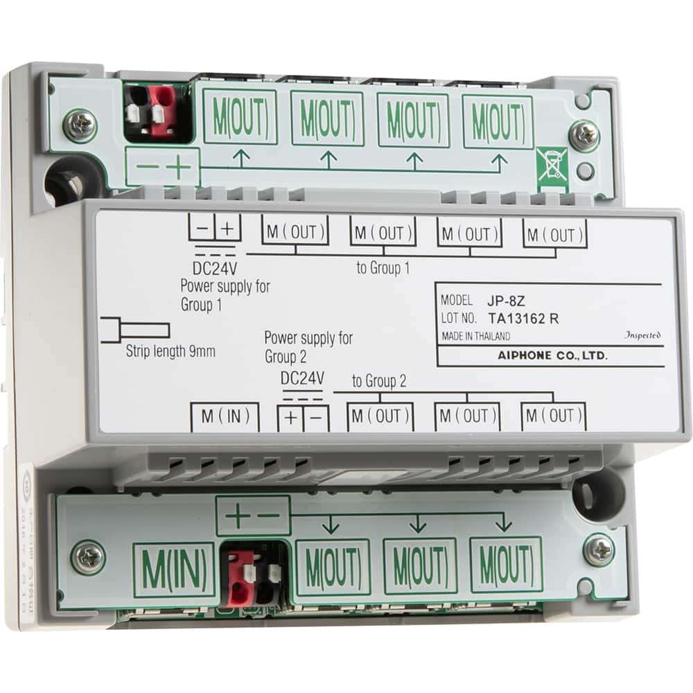 Aiphone - Intercoms & Call Boxes; Intercom Type: Video Door Station ; Connection Type: Corded ; Number of Channels: 1 ; Number of Stations: 1 ; Height (Decimal Inch): 4.310000 ; Width (Decimal Inch): 2.4300 - Exact Tool & Supply