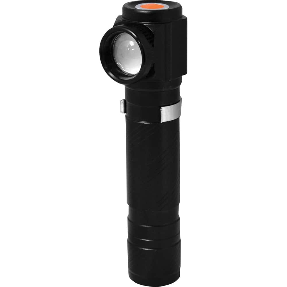 GoGreen Power - Flashlights; Type: Industrial/Tactical ; Bulb Type: LED ; Battery Size: Integrated ; Rechargeable: Rechargeable ; Body Color: Black ; Complete Light Output (Lumens): 500 - Exact Tool & Supply