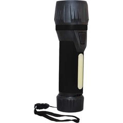 GoGreen Power - Flashlights; Type: Industrial/Tactical ; Bulb Type: LED ; Battery Size: D ; Rechargeable: Disposable ; Body Color: Black ; Complete Light Output (Lumens): 300 - Exact Tool & Supply