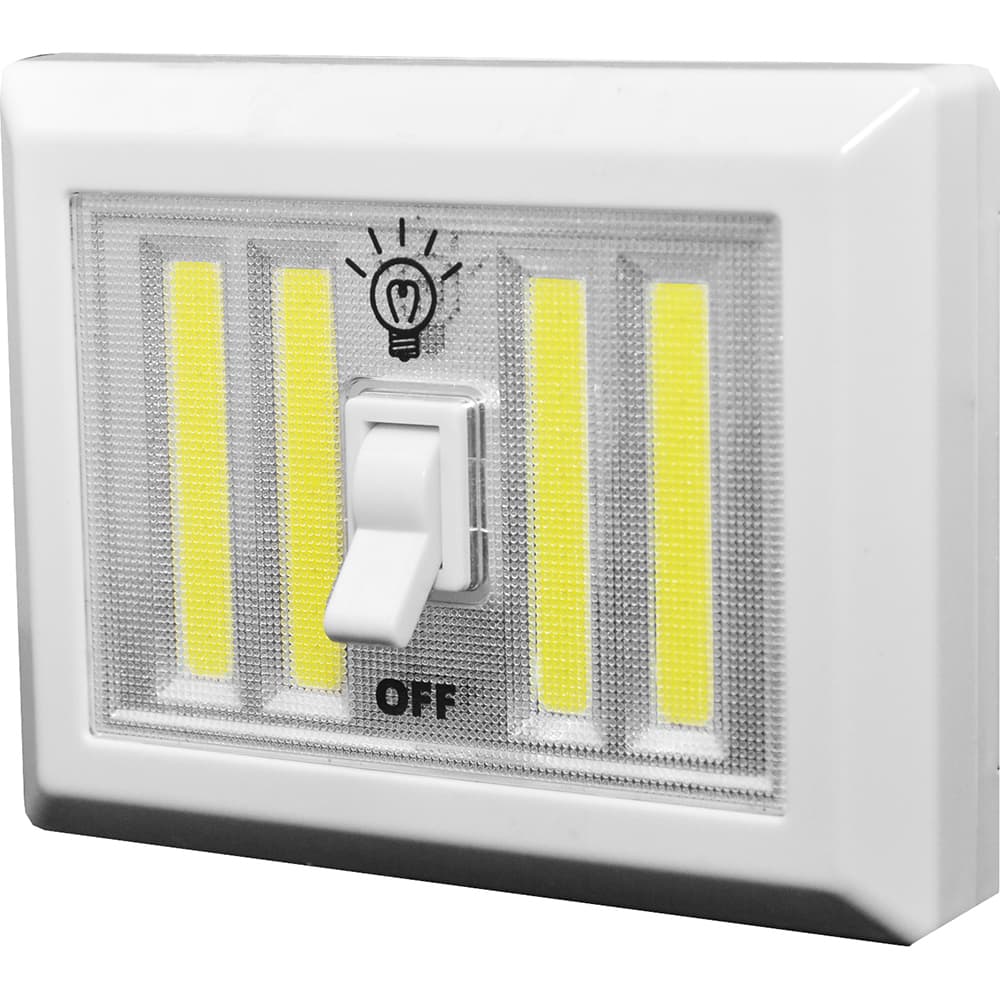 GoGreen Power - Flashlights; Type: Industrial/Tactical ; Bulb Type: LED ; Battery Size: AAA ; Rechargeable: Disposable ; Body Color: White ; Complete Light Output (Lumens): 400 - Exact Tool & Supply