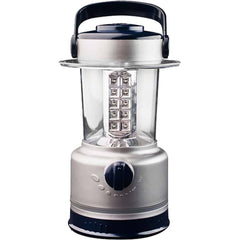 GoGreen Power - Flashlights; Type: Lantern ; Bulb Type: LED ; Battery Size: D ; Rechargeable: Disposable ; Body Color: Silver ; Complete Light Output (Lumens): 120 - Exact Tool & Supply