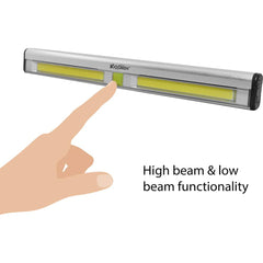 GoGreen Power - Flashlights; Type: Industrial/Tactical ; Bulb Type: LED ; Battery Size: AAA ; Rechargeable: Disposable ; Body Color: Silver ; Complete Light Output (Lumens): 300 - Exact Tool & Supply
