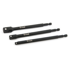 3 Piece 6″ Long Socket Adapter Set - Exact Tool & Supply