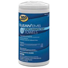 ZEP - Disposable, Pre-Moistened Disinfecting;Disinfectant Wipes - Exact Tool & Supply