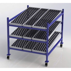 UNEX Manufacturing - Steel Shelving Type: Mobile Gravity Rack Starter or Add-On: Starter Unit - Exact Tool & Supply