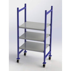 UNEX Manufacturing - Steel Shelving Type: Mobile Pick Tray Rack Starter or Add-On: Starter Unit - Exact Tool & Supply