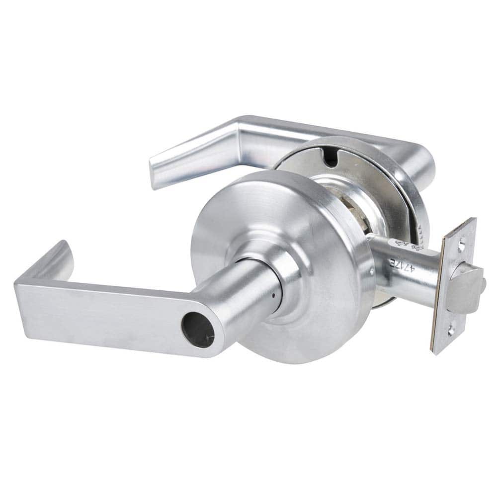Schlage - Lever Locksets; Door Thickness: 1 3/8 - Exact Tool & Supply