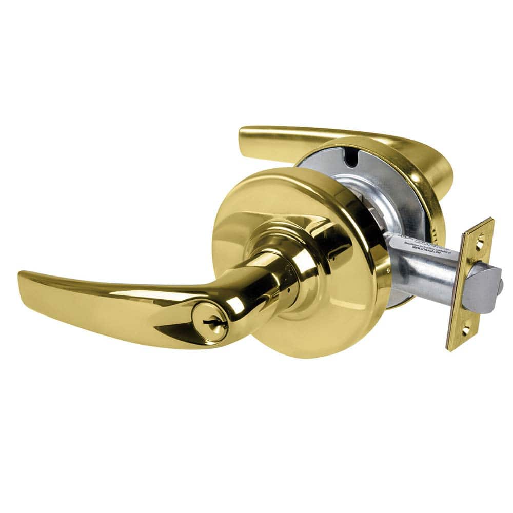 Schlage - Lever Locksets; Door Thickness: 1 3/8 - Exact Tool & Supply