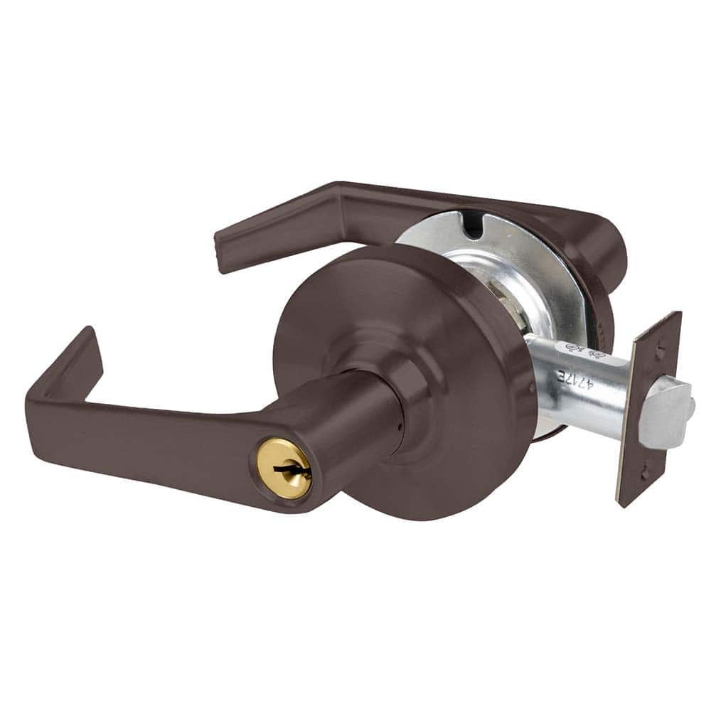Schlage - Lever Locksets; Door Thickness: 1 3/8 - Exact Tool & Supply