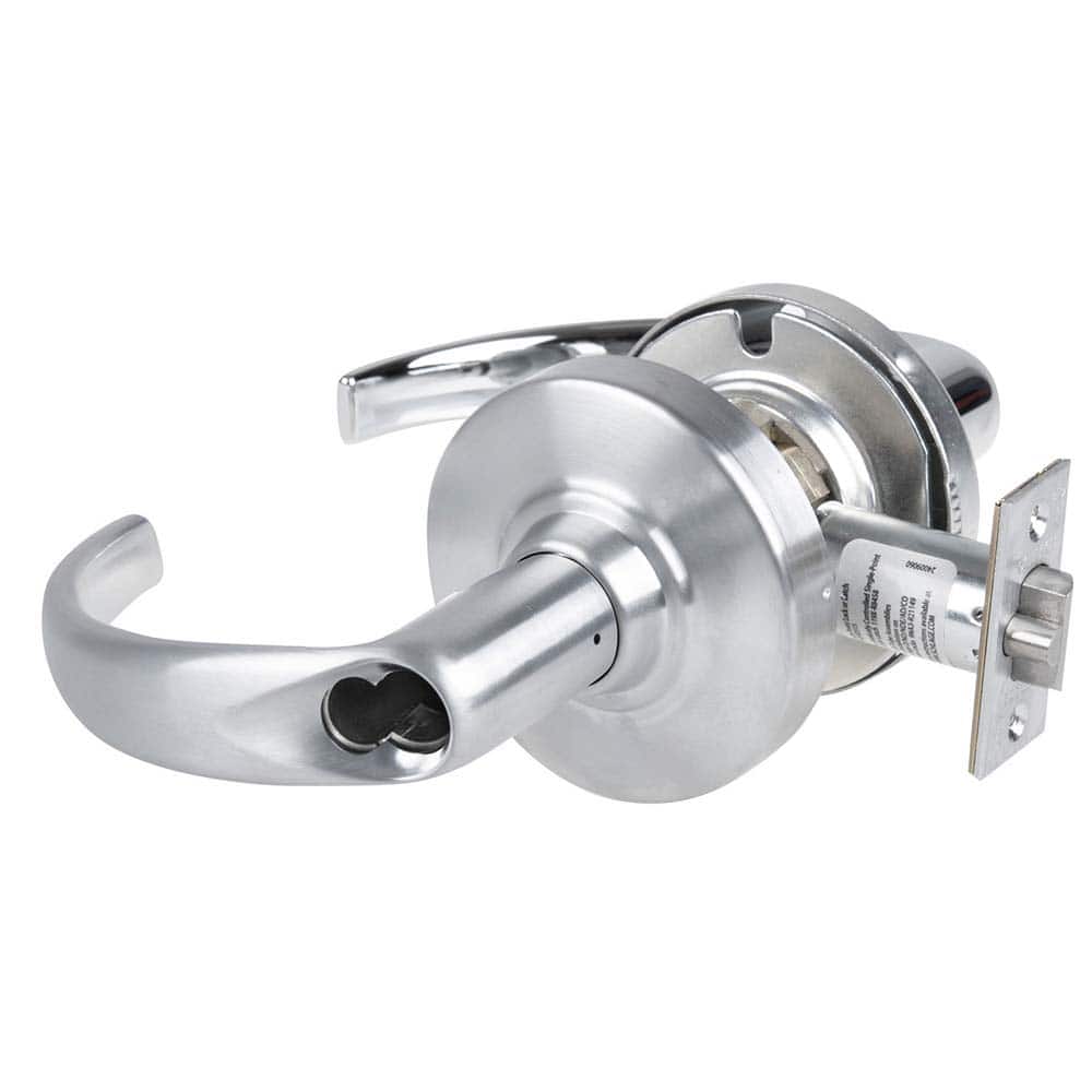 Schlage - Lever Locksets; Door Thickness: 1 3/8 - Exact Tool & Supply