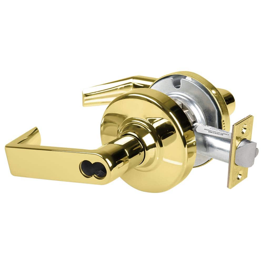 Schlage - Lever Locksets; Door Thickness: 1 3/8 - Exact Tool & Supply