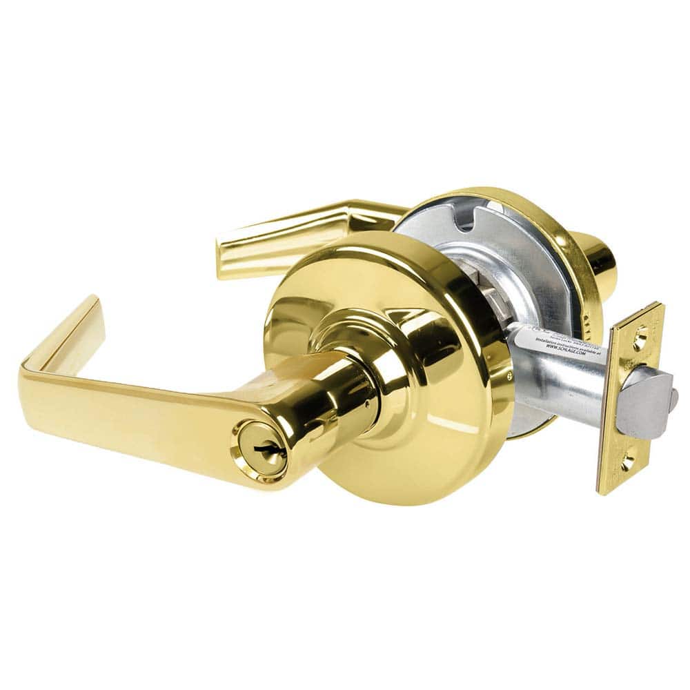 Schlage - Lever Locksets; Door Thickness: 1 3/8 - Exact Tool & Supply