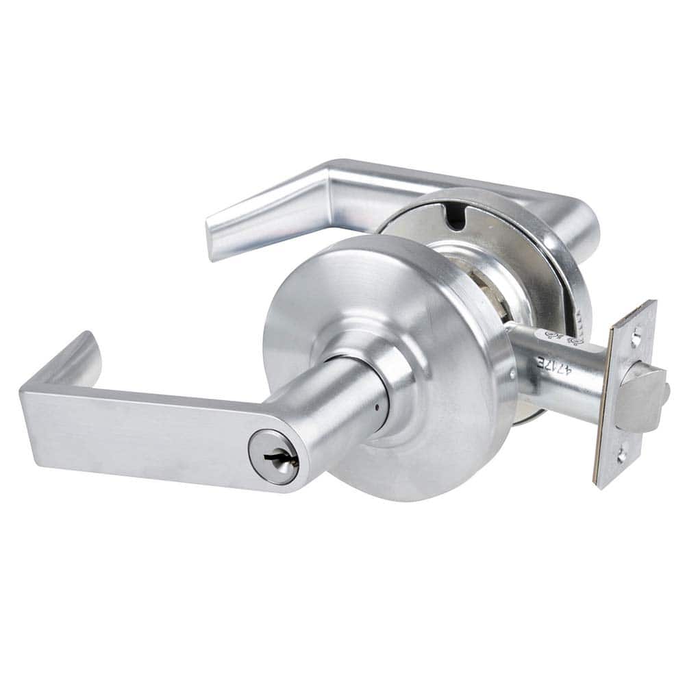Schlage - Lever Locksets; Door Thickness: 1 3/8 - Exact Tool & Supply