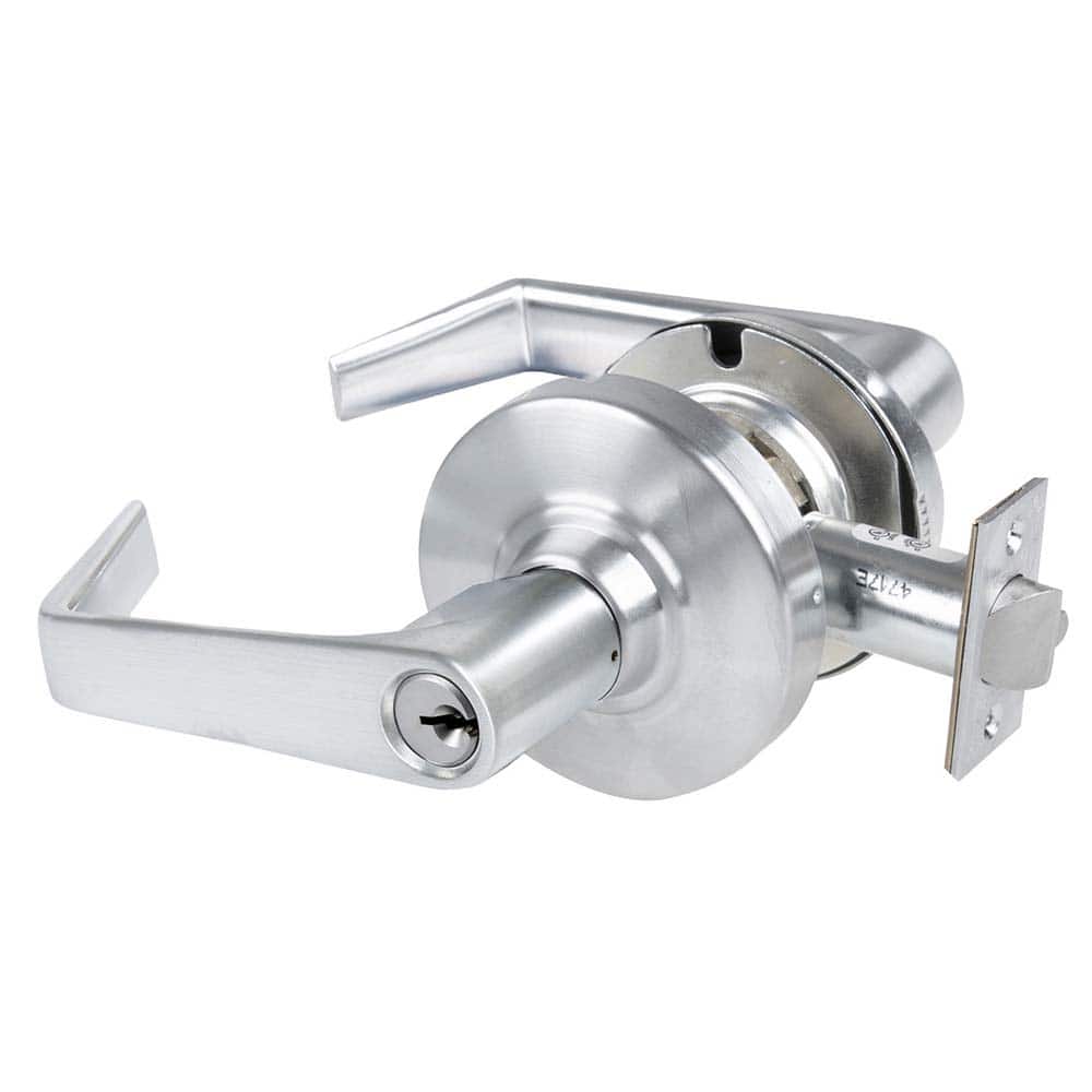 Schlage - Lever Locksets; Door Thickness: 1 3/8 - Exact Tool & Supply