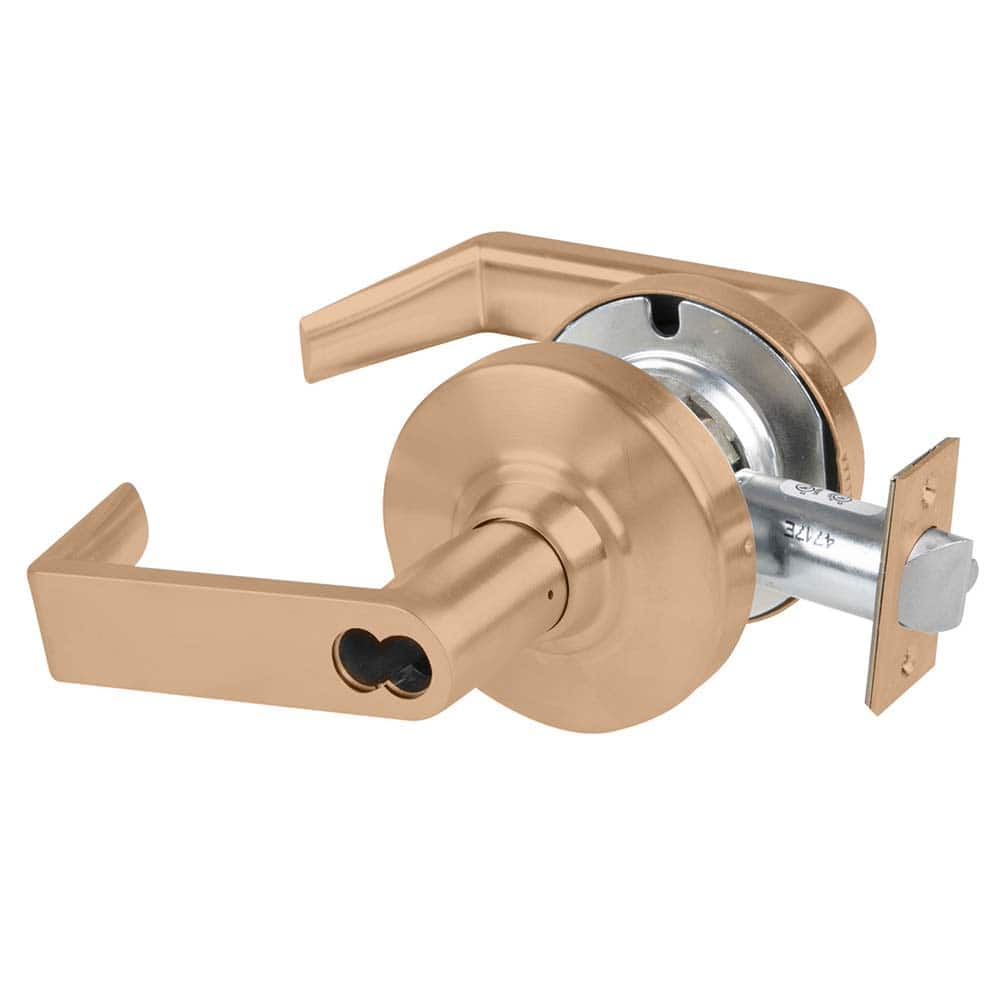Schlage - Lever Locksets; Door Thickness: 1 3/8 - Exact Tool & Supply