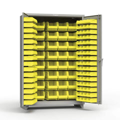 Strong Hold - Small Parts Cabinets Type: Bin Width (Inch): 48 - Exact Tool & Supply