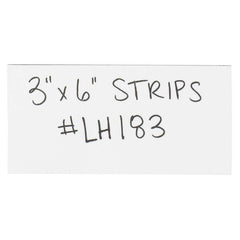 Value Collection - Label Holders Backing: Magnetic Width (Inch): 6 - Exact Tool & Supply