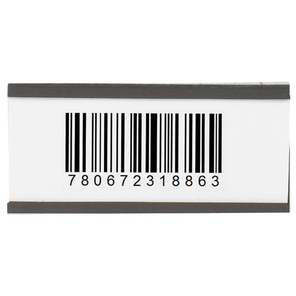 Value Collection - Label Holders Backing: Magnetic Width (Inch): 4 - Exact Tool & Supply