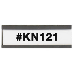 Value Collection - Label Holders Backing: Magnetic Width (Inch): 3 - Exact Tool & Supply