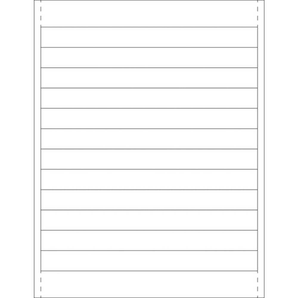 Value Collection - Label Holders Width (Inch): 8 Length (Inch): 3/4 - Exact Tool & Supply