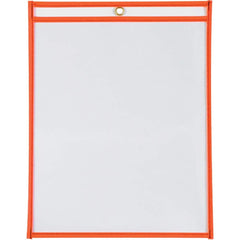 Value Collection - Document Protectors Type: Job Ticket Holder Width (Inch): 9 - Exact Tool & Supply