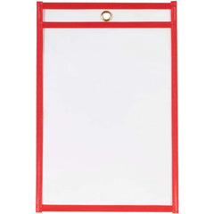 Value Collection - Document Protectors Type: Job Ticket Holder Width (Inch): 6 - Exact Tool & Supply