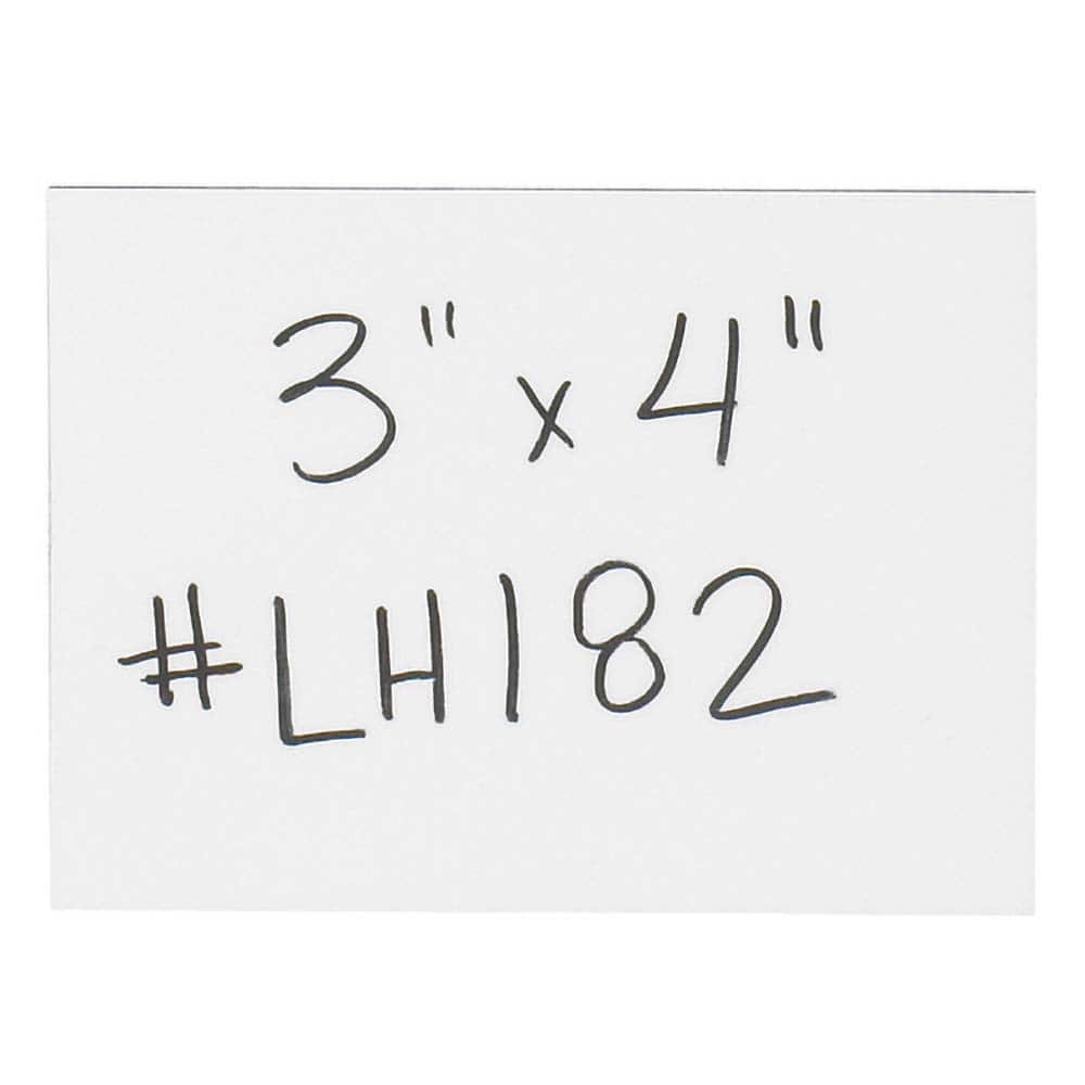 Value Collection - Label Holders Backing: Magnetic Width (Inch): 4 - Exact Tool & Supply