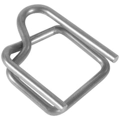 Value Collection - Strapping Seals & Buckles Type: Poly Strapping Buckles Width (Inch): 1/2 - Exact Tool & Supply