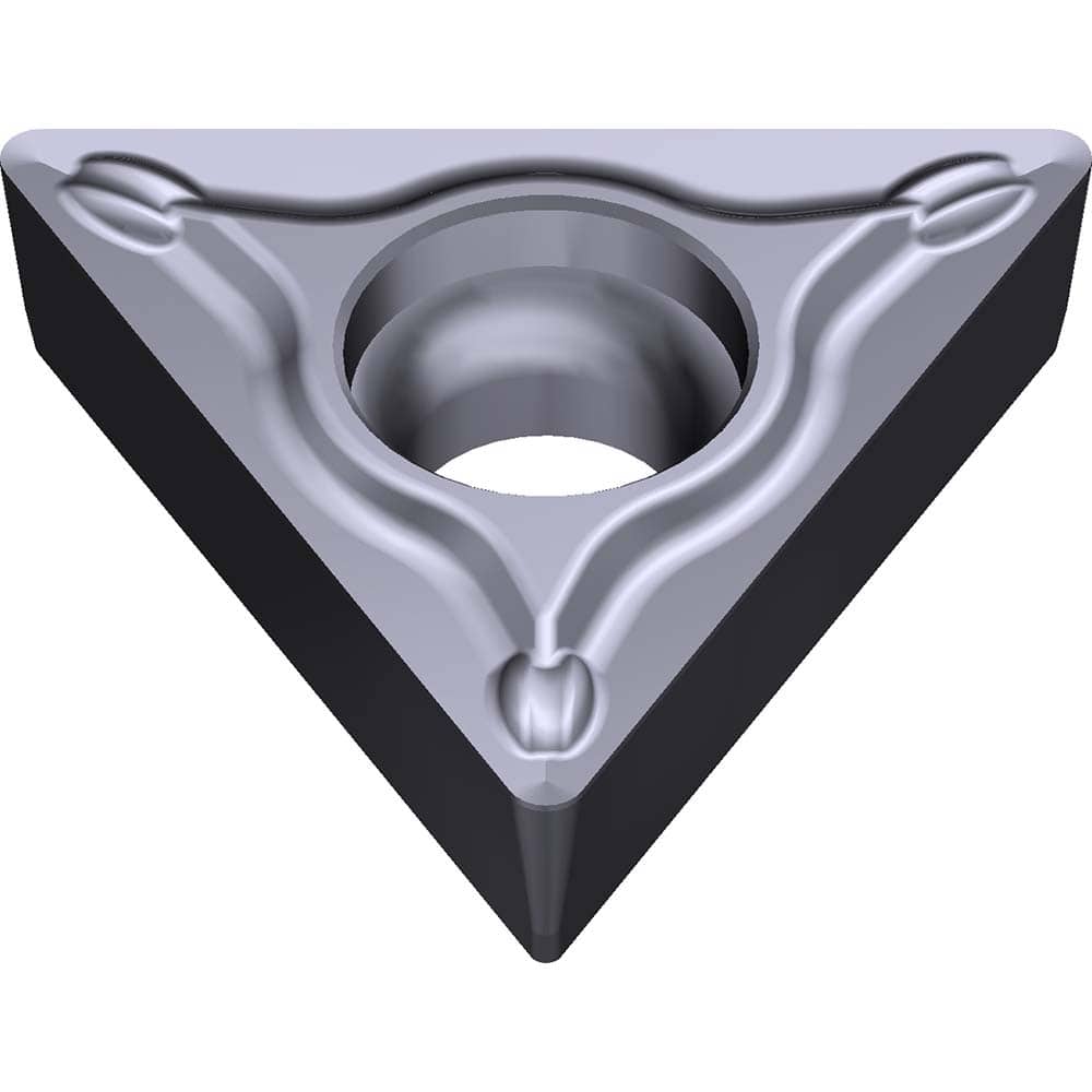 TPMT631ESU-AC5015S Carbide Turning Insert Absotech Bronze Finish, 0.3228″ Long, 0.1874″ Inscribed Circle, 0.0157″ Corner Radius, 0.0937″ Thick, 60° Included Angle, Series AC5000S