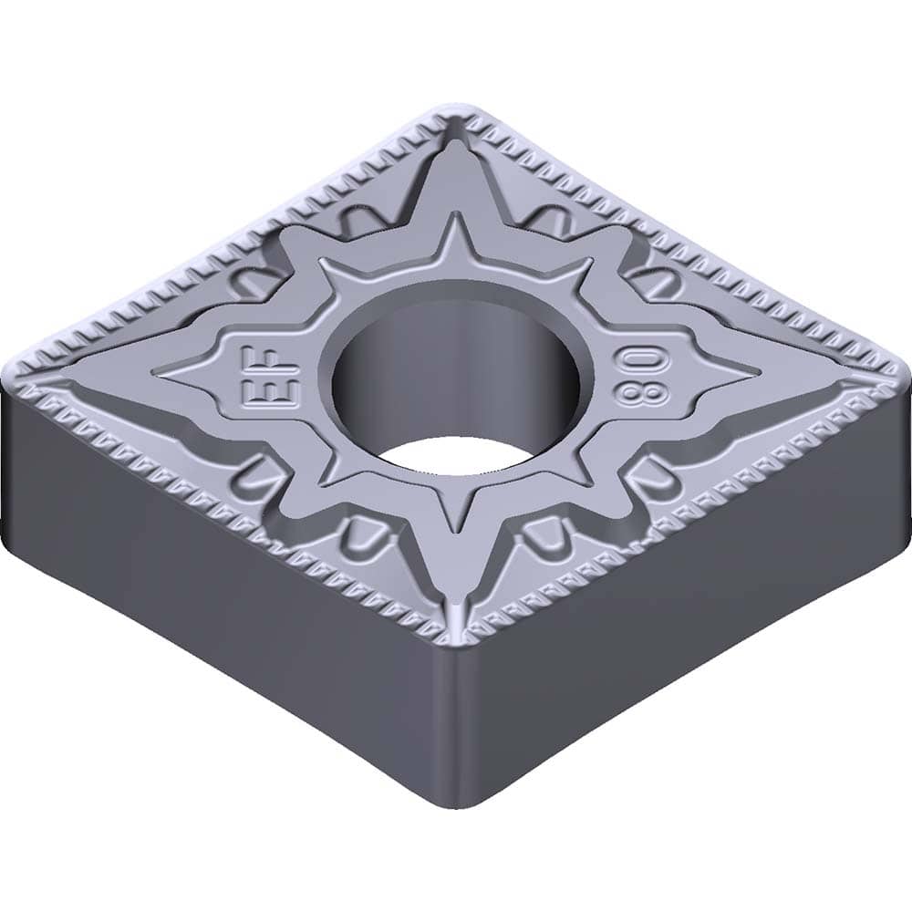 DNGG431EEG-AC5025S Carbide Turning Insert Absotech Bronze Finish, 0.6102″ Long, 1/2″ Inscribed Circle, 0.0157″ Corner Radius, 55° Included Angle, Series AC5000S