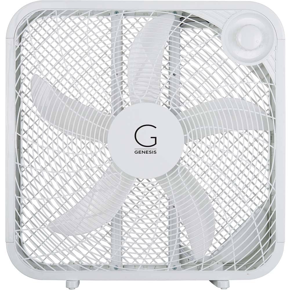 Genesis - Fans Type: Box Fan Blade Size: 10 (Inch) - Exact Tool & Supply