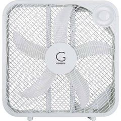 Genesis - Fans Type: Box Fan Blade Size: 10 (Inch) - Exact Tool & Supply