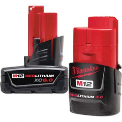 Milwaukee Tool - 12 Volt Lithium-Ion Power Tool Battery - Exact Tool & Supply