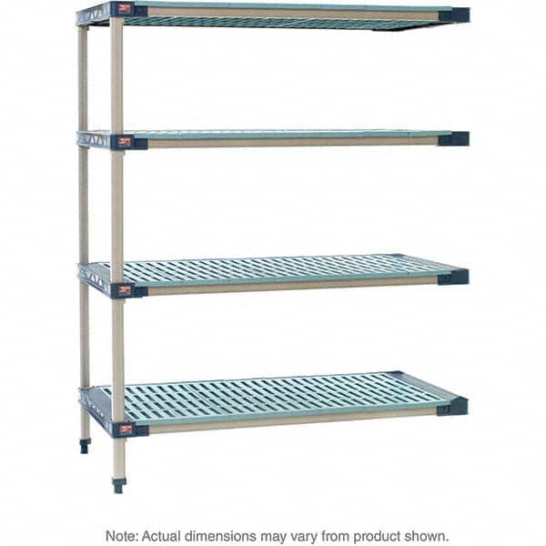 Metro - Plastic Shelving Type: Structural Plastic Open Shelving Shelf Capacity (Lb.): 2,000 - Exact Tool & Supply
