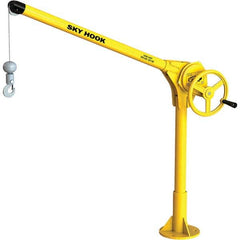 Sky Hook - 500 Lb Steel Lifting Hook Crane - Exact Tool & Supply
