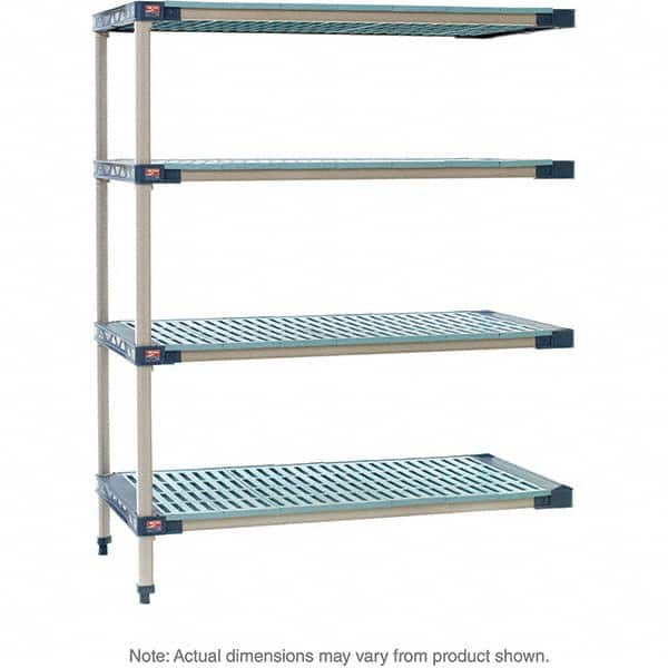 Metro - Plastic Shelving Type: Structural Plastic Open Shelving Shelf Capacity (Lb.): 2,000 - Exact Tool & Supply