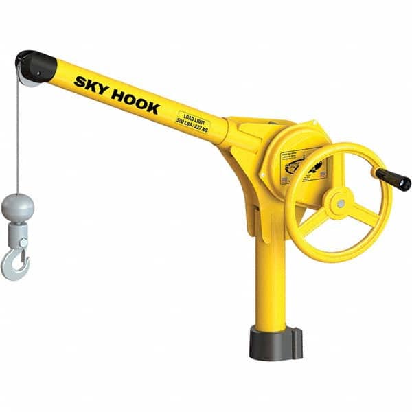 Sky Hook - 500 Lb Steel Lifting Hook Crane - Exact Tool & Supply