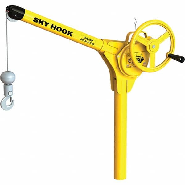 Sky Hook - 500 Lb Steel Lifting Hook Crane - Exact Tool & Supply