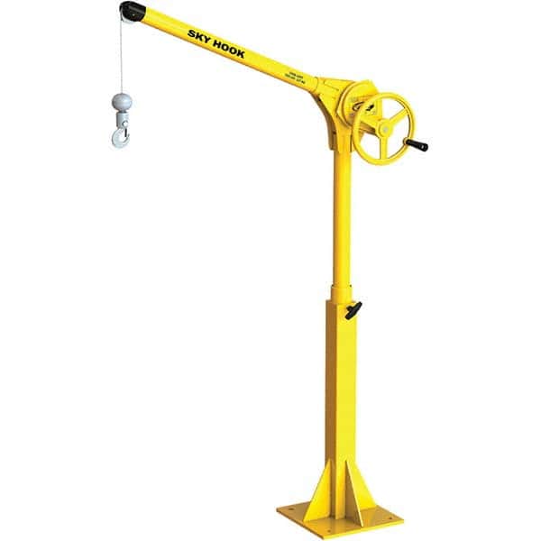 Sky Hook - 500 Lb Steel Lifting Hook Crane - Exact Tool & Supply