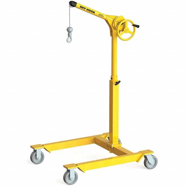 Sky Hook - 500 Lb Steel Lifting Hook Crane - Exact Tool & Supply