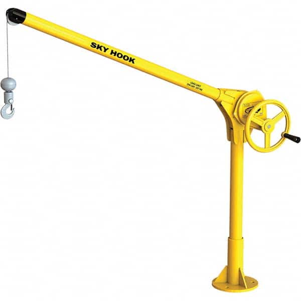 Sky Hook - 500 Lb Steel Lifting Hook Crane - Exact Tool & Supply