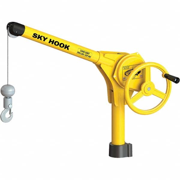 Sky Hook - 500 Lb Steel Lifting Hook Crane - Exact Tool & Supply